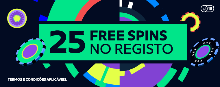 Oferta de 25 Free Spins em Slots Machines Online.